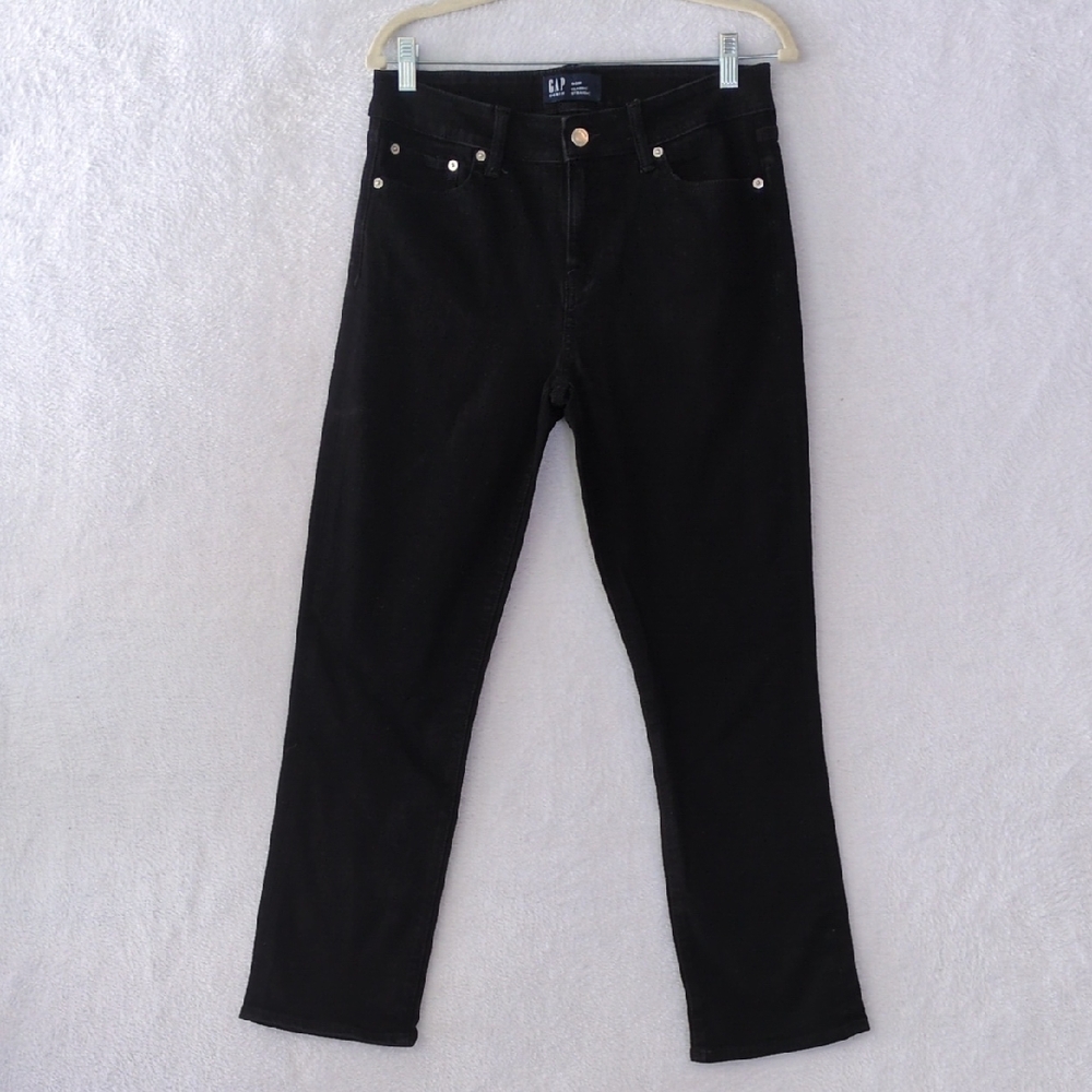 GAP Women's Black Classic‎ Straight Leg Jeans Size 8